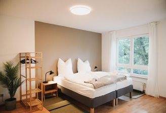 Schlaf- und Wohnbereich