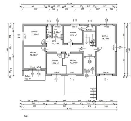 Bestand Grundriss EG