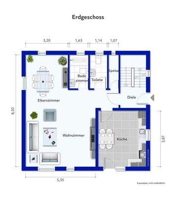 Grundriss Erdgeschoss