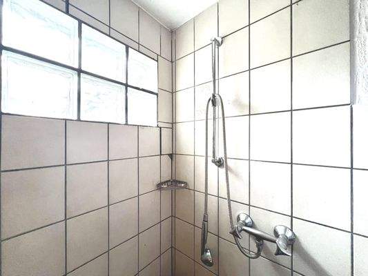 Duschbad im Erdgeschoss.