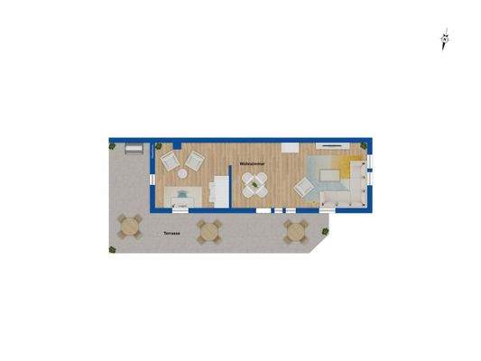 Haus - Grundriss Obergeschoss