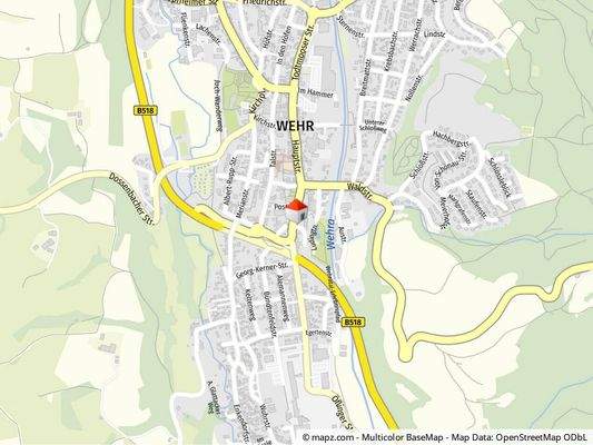 zentrale Lage in Wehr