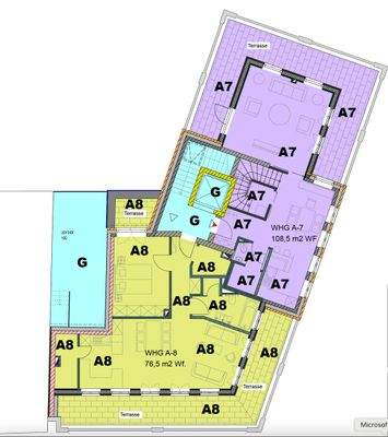 Grundriss 1. Dachgeschoss - Haus A