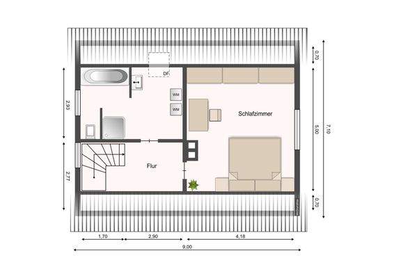 Einfamilienhaus Dachgeschoss