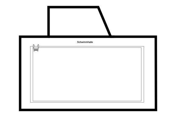 Grundriss Schwimmhalle