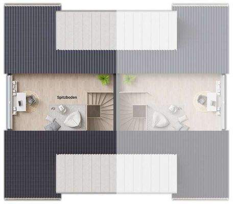 DH Duett Grundriss Spitzboden