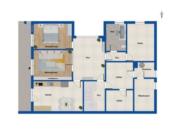 Grundriss Untergeschoss