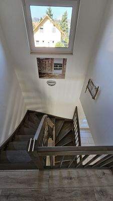Treppe zum Obergeschoss