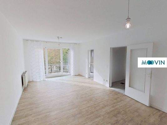 Ansicht I: Wohn- und Esszimmer