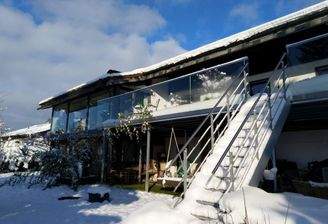 Südansicht im Winter