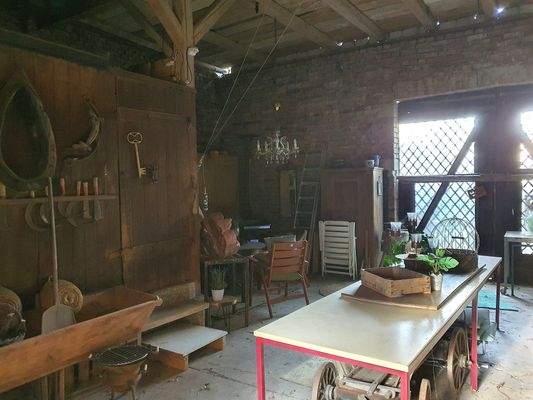 Blick in die Scheune