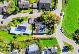 Vogelperspektive-Grundstücksgrenze