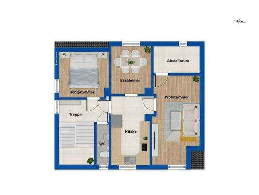 Grundriss Dachgeschoss