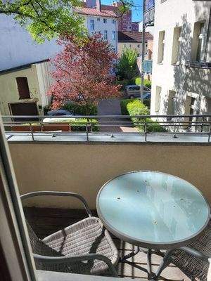 Blick vom Schlafzimmer