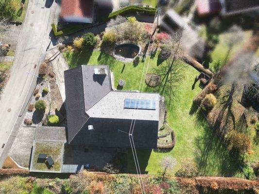 Grundstück von oben