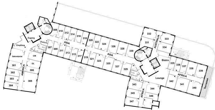 3. Etage: Offices &amp; Companies