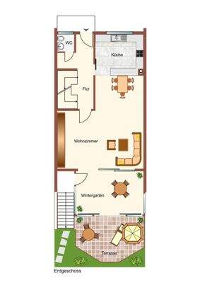 Immogrundriss Erdgeschoss