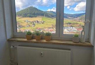 Essbereich mit Aussicht