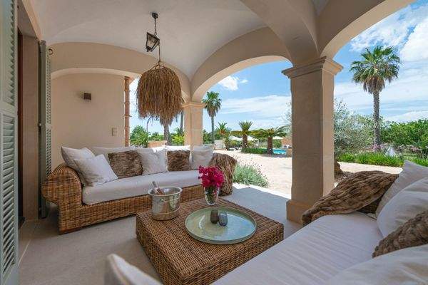 Überdachte Terrasse