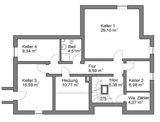 Grundriss Untergeschoss