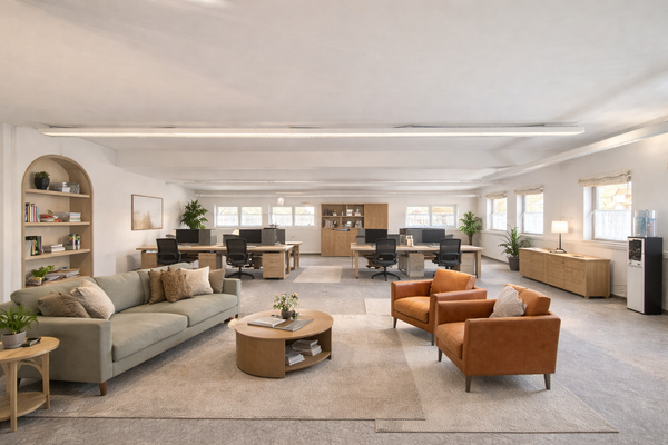 Einrichtungsbeispiel: Hier könnte ein großes Büro entstehen