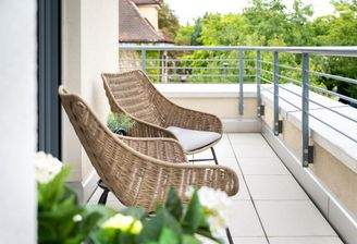 Lounge-Feeling auf der Terrasse