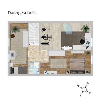 Grundriss Dachgeschoss