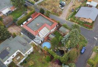 Luftbild Haus und Garten