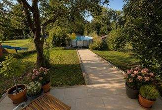 Blick in Garten