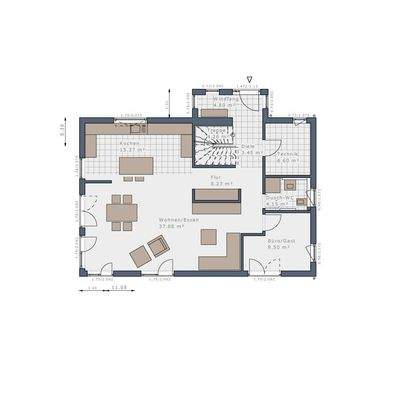 Grundriss Erdgeschoss