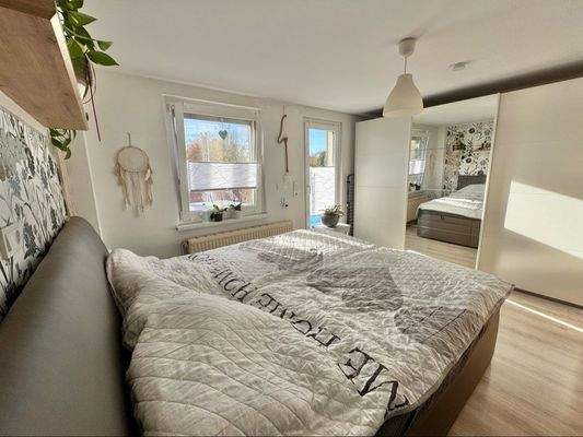 Großräumiges Schlafzimmer...