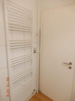 Handtuchhalterheizkörper im Bad