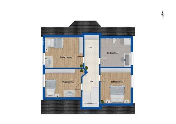 Grundriss Obergeschoss