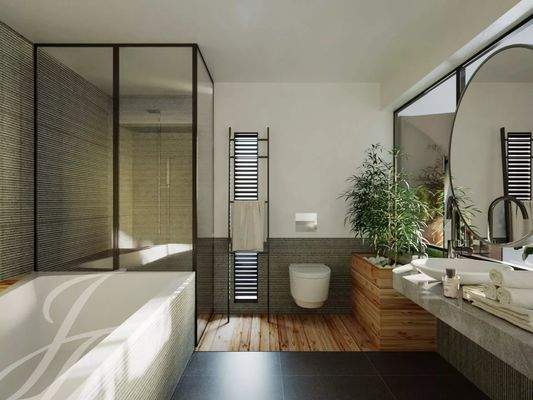 Bathroom Tile Wooden floor