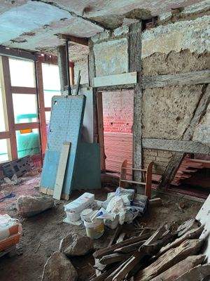 Fachwerk Innenansicht