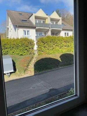 Ausblick auf Haus gegenüber