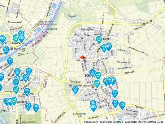 Geolyzer Kartenausschnitt