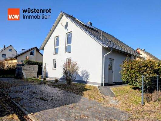 Blick auf die Einfahrt