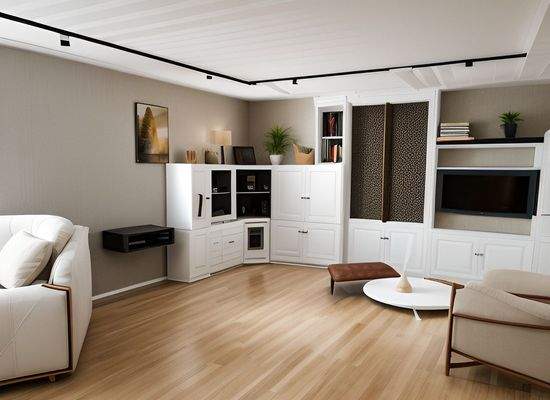 Wohnzimmer 2 OG Ausbaubeispiel