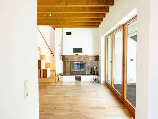 Gemütliche Abende im Kaminbereich