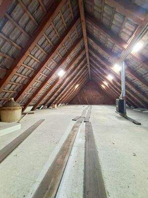 Ein Dachboden mit Möglichkeiten für eine zukünftig