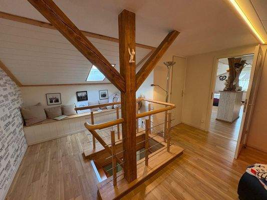 Aufgang zum Dachgeschoss