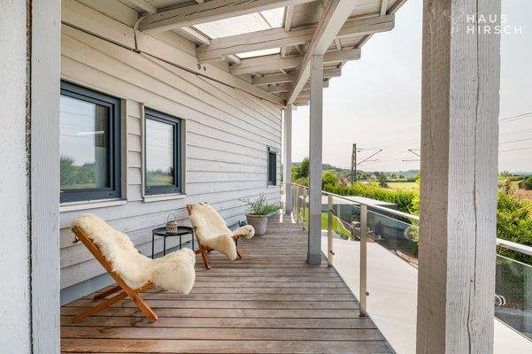 Balkon im Obergeschoss