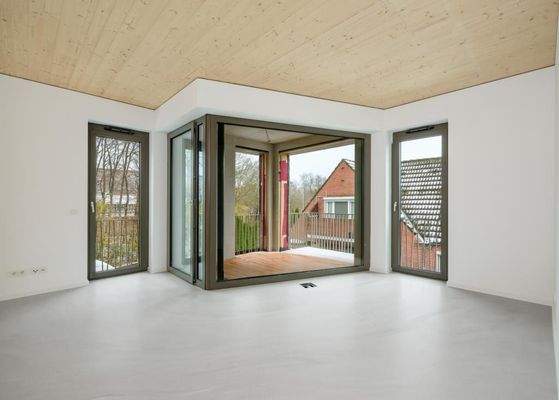 Große Fensterfronten