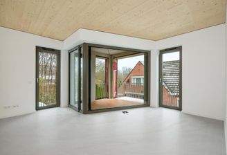 Große Fensterfronten