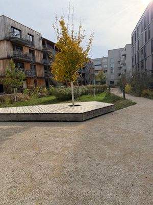 Innenhof der Gebäude