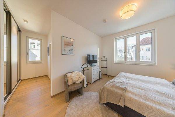 Eigentumswohnung | Schlafzimmer mit Ankleide