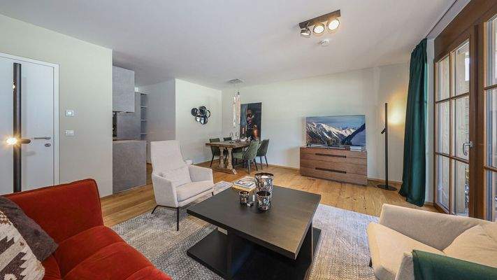 KITZIMMO-exklusive Neubauwohnung mit Hahnenkammblick - Immobilien Kitzbühel.