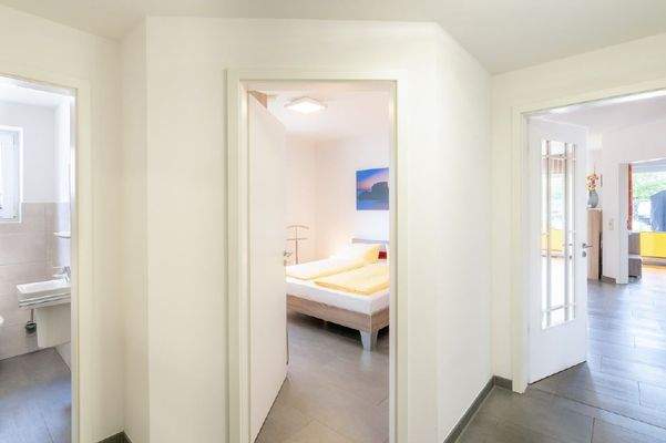 Blick zum Schlafzimmer