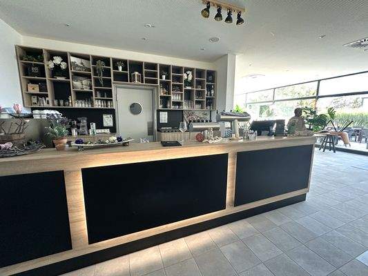 Theke im Obergeschoss